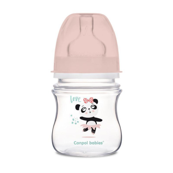 Antikoliková širokohrdlá fľaša Exotic animals 120 ml Canpol babies