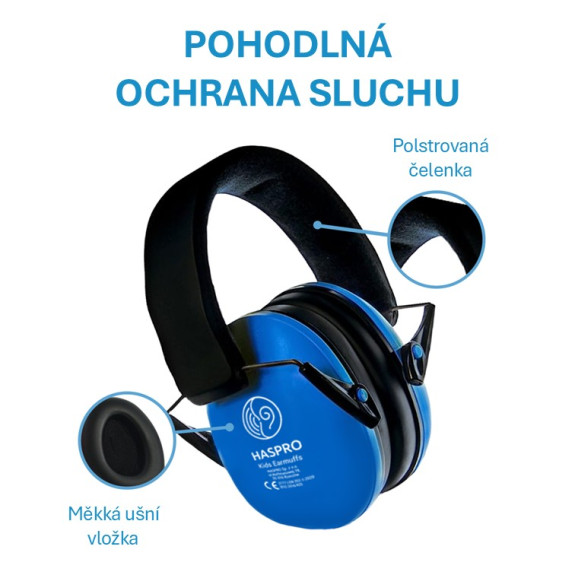 Hearing Protection Kids slúchadlá na uši Haspro