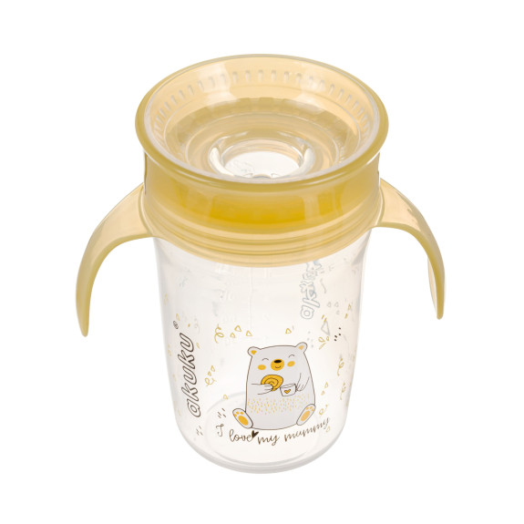 Nevytekajúci hrnček 360° 240 ml Akuku