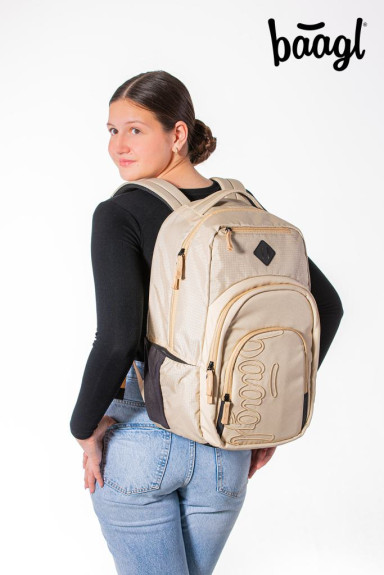 Set 3 Coolmate Beige: batoh, peračník, sáčok Baagl