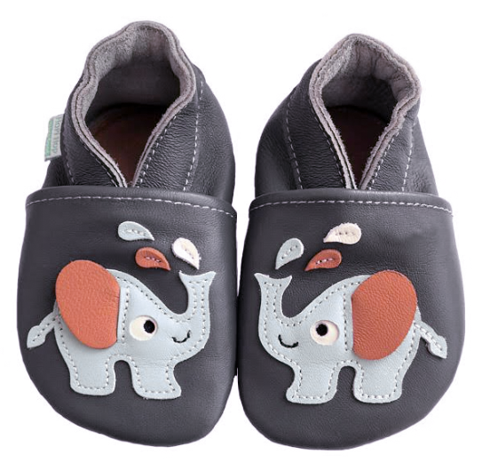 Kožené capáčky Barefoot Veľ. M (6-12 mes.) Hopi Hop
