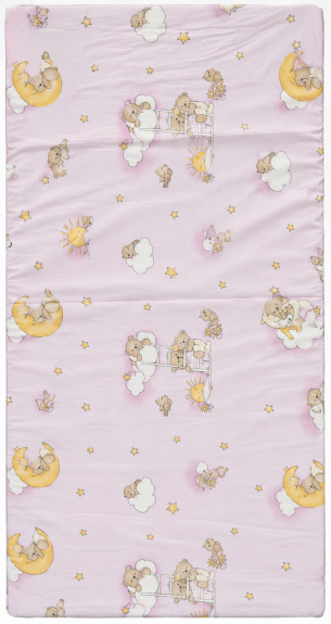 Molitanový matrac do postieľky 120 x 60 x 6 cm farebný Scarlett