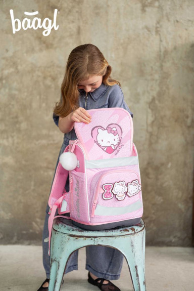 Školská aktovka Zippy Plus Hello Kitty Sweet Leopard GRS Baagl