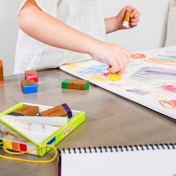 Block voskové pastelky na sklo a papier 8 ks Kitpas