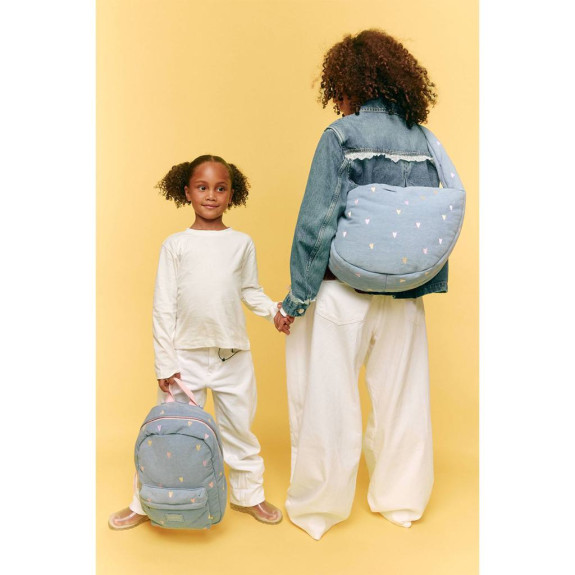 Denim Midi Backpack - batôžtek Studio Noos