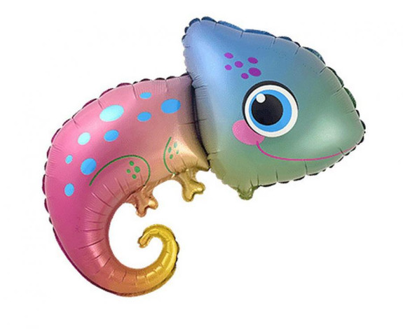 Chameleon farebný 64x75 cm fóliový balónik GoDan