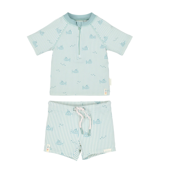 Plavky krátky rukáv 2-dielne Ocean Adventure Little Dutch