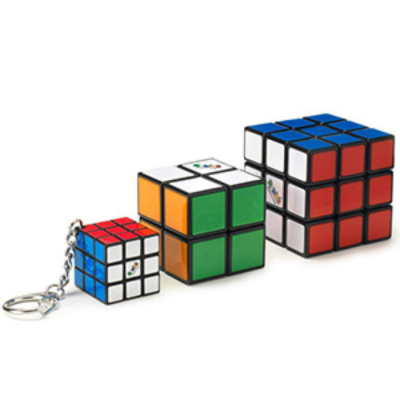 Rubikova kocka sada trio 3x3 plus 2x2 a 3x3 prívesok