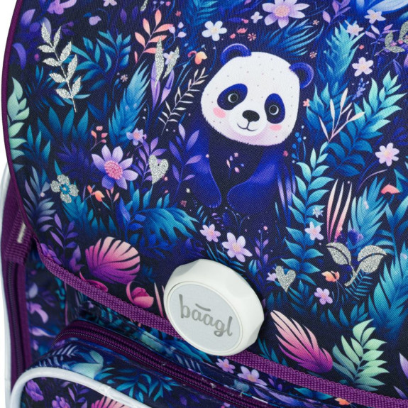 Školská aktovka Ergo Jungle Panda Baagl