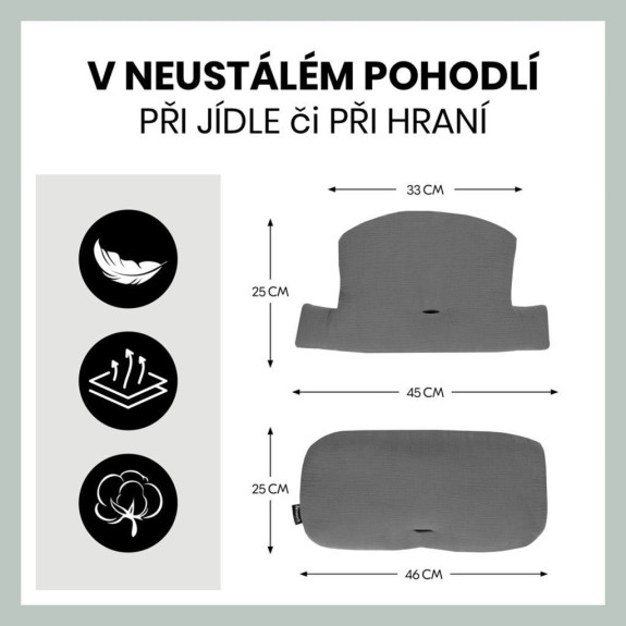 Polstrovanie Select na stoličky Hauck