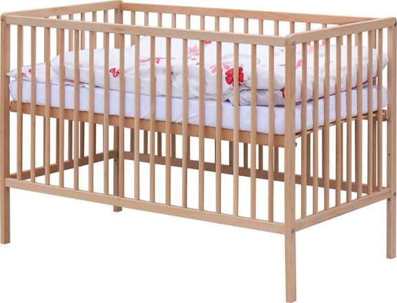 Detská postieľka s kompletnou výbavou 120 x 60 cm - Soly Scarlett