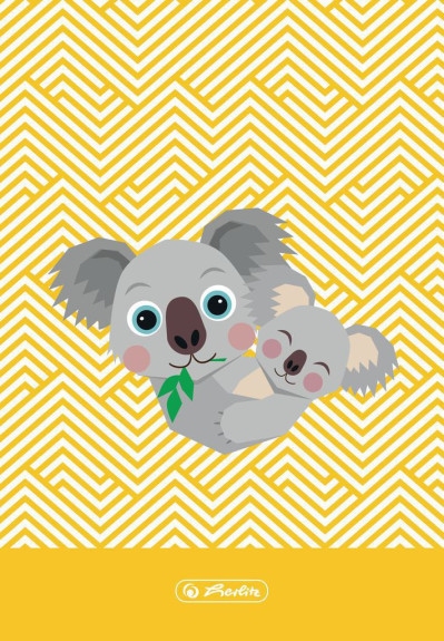 Dosky na písmená A4, koala