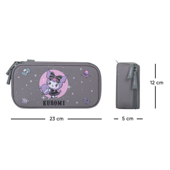 Školský peračník etue Kuromi Grey GRS Baagl