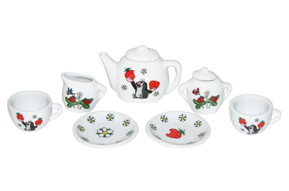 Riad - čajový set Krtko porcelánový 9 ks
