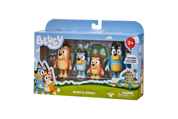 Bluey rodinka 4 figúrky