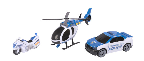 Policajná preprava helikoptéry so zvukom a svetlom Teamsterz