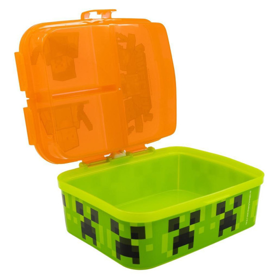 Olovrantový box s priehradkami 550 ml Minecraft