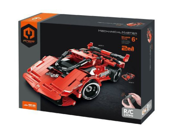 Stavebnica auto RC 2 v 1 na batérie 2,4 GHz 351 dielikov iM.Master