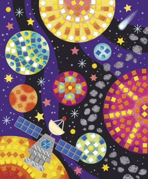 Súprava maxi Mozaika Vesmír Janod Atelier