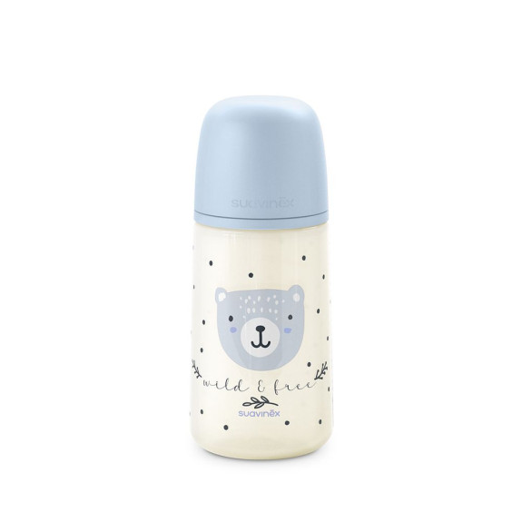 Dojčenská fľaša 270 ml fyziologická M Wild & Free Suavinex