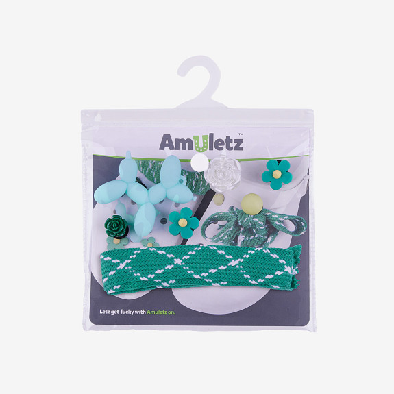 Amulety - ozdoby na topánky Amuletz Šnúrky set mix Coqui