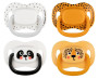 Set symetrických silikónových cumlíkov BabiesBoo 0-6 m 2 ks Canpol babies
