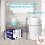 Kôš na plienky teleskopický Odour Off na odstránenie zápachu Chicco