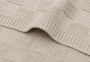 Deka 75 x 100 cm Box Knit Warm Sand Jollein