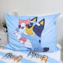 Obliečky Bluey 140 x 200, 70 x 90 cm Jerry Fabrics