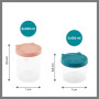 Sklenené misky s viečkami ISY Bowls 6 x 250 ml + 3 x 120 ml Babymoov