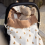 Fusak do autosedačky Mini Teddy Bear Waffle Jollein