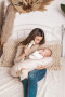 Bambusový polohovací vankúš MiniRelax 150 cm Babymatex