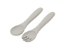 Príbor 2-dielny Platinum Silicone KikkaBoo