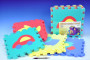Penové puzzle podložka 30cm - autá