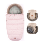 Set zimný fusak Comfy 4 v 1 + rukavice na kočík Furry Petite & Mars