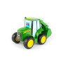 Traktor Johnny s ťahačom 37 cm JD Kids John Deere
