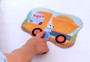 Vééľké puzzle Stavebné stroje KukiKuk