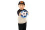 Air Disk futbalová lopta vznášajúca sa 14 cm so svetlom