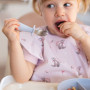 Príbor detský so zábranou 12 m+ BabyOno Béžový 2. AKOSŤ