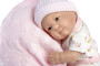 New Born dievčatko - realistická bábika bábätko s celovinylovým telom 855 - 25 cm Guca