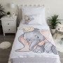 Obliečky do postieľky Dumbo grey 100 x 135, 40 x 60 cm Jerry Fabrics