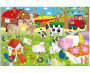 Veľké podlahové puzzle - na farme