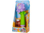 Bublifukovač kvetina 27 cm na batérie so svetlom s náplňou 90 ml Sun Fun