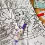 Vyfarbovacie puzzle Utajená záhrada 100 ks