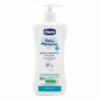Šampón na vlasy a telo s dávkovačom Baby Moments 92% prírodných zložiek 500 ml Chicco