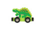 Vlak/Vláčik s vagónmi dinosaurus na magnety 10 ks drevo