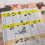Diárové pečiatky Stampo Bullet Journal 67 ks - Rodinný kalendár Aladine