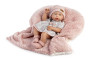 New Born dievčatko - realistická bábika bábätko s celovinylovým telom 853 - 38 cm Guca