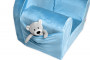 Detské kresielko Teddy Velvet s bočným vreckom Baby Nellys, modré