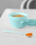 Set jedálenský s hrnčekom 5 ks Easy-Feed Mealtime Set Teal/Grey Skip Hop